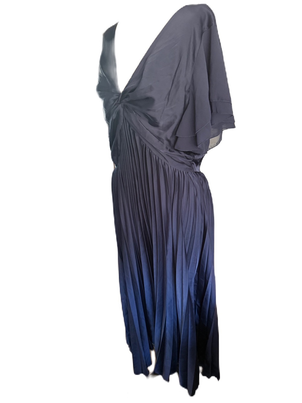 Petal and Pup Navy Blue Nova Flutter Sleeves Dress. Size XL - Picture 6 of 12